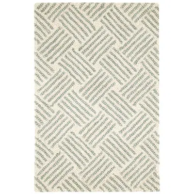 The Company Store Layers Hand Hooked Wool Rug In Green