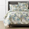 The Company Store Lilia Floral Premium Smooth Wrinkle-free Sateen Comforter In Beige/blue/green