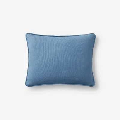 The Company Store Linen Pillow Cover In Denim Blue