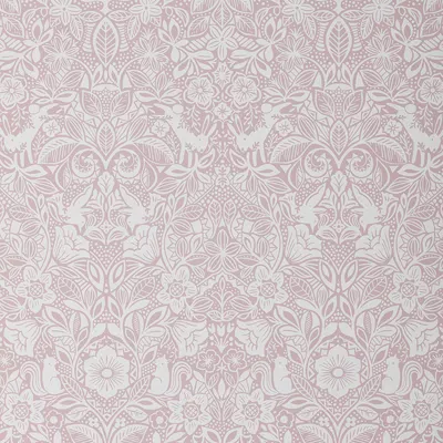 The Company Store Little Bunny Wallpaper In Little Bunny Pink