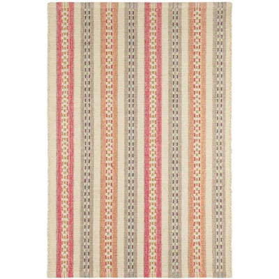 The Company Store Long Slade Handwoven Cotton Rug In Red