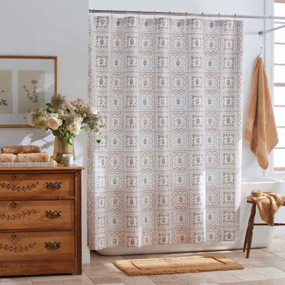 The Company Store Lottie Classic Cool Cotton Percale Shower Curtain