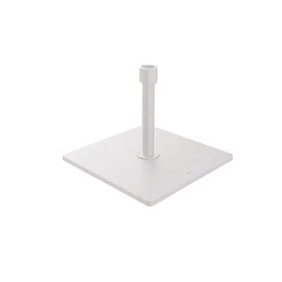 The Company Store Low Profile Square Umbrella Base In White
