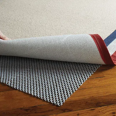 The Company Store Low Profile Super Grip Rug Pad In Gray