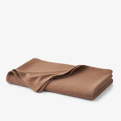 The Company Store Luxe Lambswool Blanket In Beige
