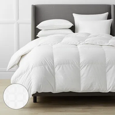 The Company Store Luxe Royal Down Extra Warmth Oversized Comforter In White