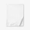 The Company Store Luxe Smooth Egyptian Cotton Sateen Flat Bed Sheet In White