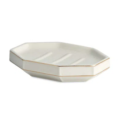The Company Store Luxe Soap Dish In White