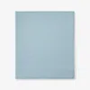 THE COMPANY STORE LUXE ULTRA-COZY COTTON VELVET COTTON FLANNEL FLAT BED SHEET CLOUD BLUE, DEEP POCKET QUEEN | THE COMP