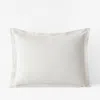 The Company Store Luxe Ultra-cozy Cotton Flannel Sham In Ivory