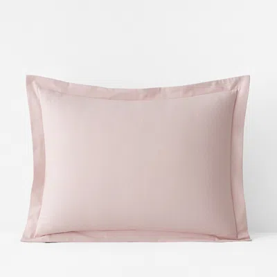 The Company Store Luxe Ultra-cozy Cotton Flannel Sham In Pink
