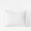 The Company Store Luxe Ultra-cozy Cotton Flannel Sham In White