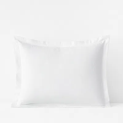 The Company Store Luxe Ultra-cozy Cotton Flannel Sham In White