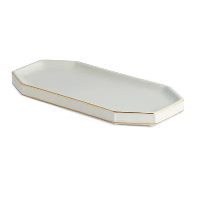 The Company Store Luxe Vanity Tray In White