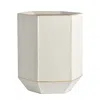 The Company Store Luxe Waste Basket In Neutral