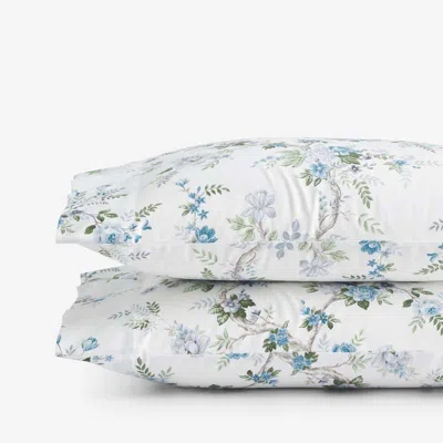 The Company Store Manor Floral Premium Smooth Sateen Pillowcase Set In Multi