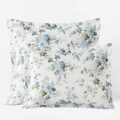 The Company Store Manor Floral Premium Smooth Sateen Reversible Sham In Multi