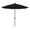 The Company Store Market Umbrella With Crank Lift In Black
