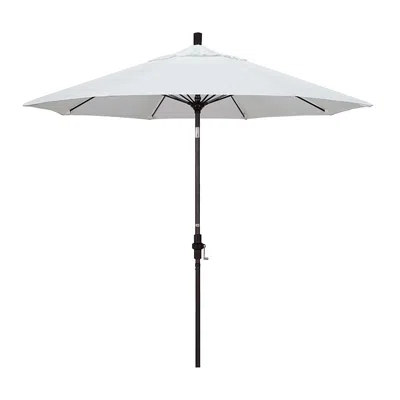 The Company Store Market Umbrella With Crank Lift In Ivory