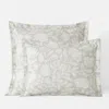 The Company Store Maytime Premium Smooth Wrinkle-free Sateen Sham In Beige/gray
