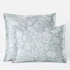 The Company Store Maytime Premium Smooth Wrinkle-free Sateen Sham In Blue Shadow