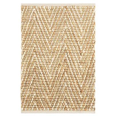 The Company Store Meghan Handwoven Jute Rug In Ivory/beige