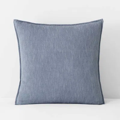 The Company Store Mini Waffle Sham In Blue