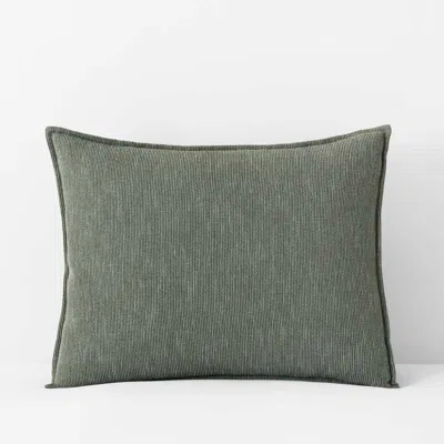 The Company Store Mini Waffle Sham In Green