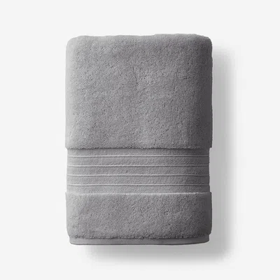 The Company Store Mirage Aegean Cotton Bath Towel In Slate Gray