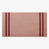 The Company Store Mirage Aegean Cotton Reversible Stripe Bath Mat In Multi