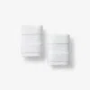 The Company Store Mirage Aegean Cotton Washcloths, Set Of 2 In White