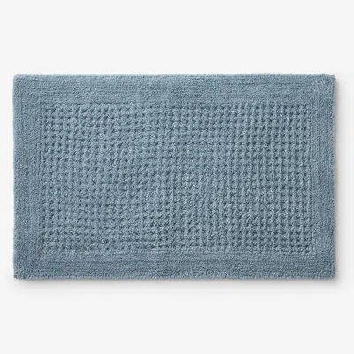 The Company Store Mirage Bath Rug In Smoky Blue