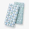 The Company Store Mix & Match Printed Cotton Tea Towels, Set Of 2