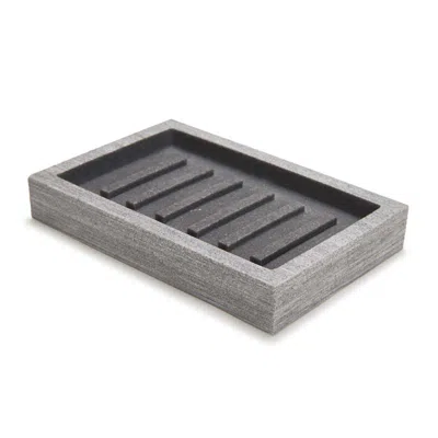 The Company Store Modern Soap Dish In Gray