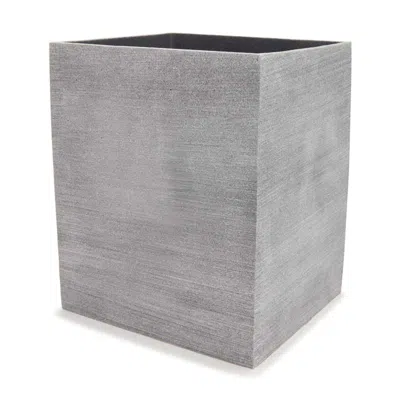 The Company Store Modern Waste Basket In Gray