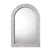 The Company Store Mother-of-pearl Arch Mirror In Gray