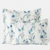 The Company Store Nature's Vine Classic Smooth Sateen Sham In Blue/white