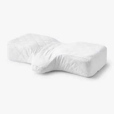 The Company Store Neck Support Memory Foam Pillow In White