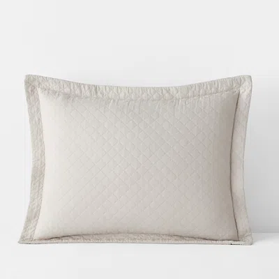 The Company Store Norfolk Premium Smooth Egyptian Cotton Sateen Sham In Sand