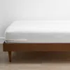 The Company Store Organic Cotton Sateen Mattress/box Spring Protector In White