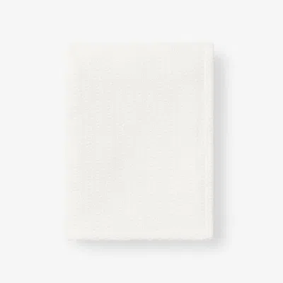 The Company Store Organic Cotton Throw Blanket In Ivory