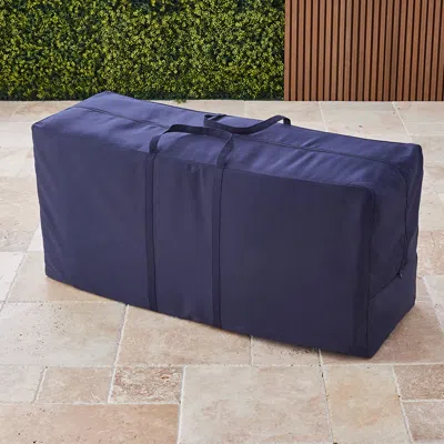 The Company Store Outdoor Cushion Storage Bags In Blue