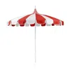 The Company Store Pagoda Umbrella With Manual Lift In Jockey Red