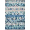 The Company Store Paint Chip Washable Rug In Blue/gray/teal