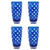 The Company Store Palazzioi Tumblers, Set Of 4 In Blue