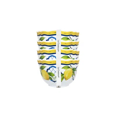 The Company Store Palermo Melamine Dessert Bowls, Set Of 4 In Multi