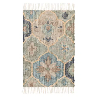 The Company Store Pali Handwoven Jute Rug In Blue