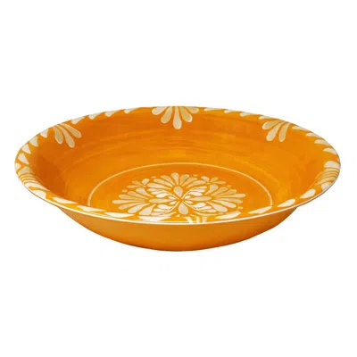 The Company Store Paloma Serving Bowl In Orange