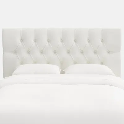 The Company Store Park Tufted Zuma Headboard In White