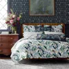 THE COMPANY STORE PEACOCK CLASSIC SMOOTH SATEEN DUVET COVER